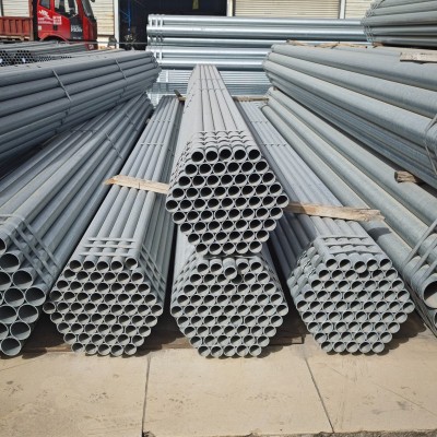 钢材批发：2寸管金洲管道(热镀锌管)Q235B金属铁管DN50*2.5外径≈60.3长6米一件37支-- 苏州闽商道物资有限公司