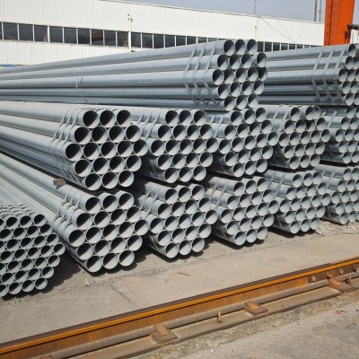 销售：4寸管金洲管道(热镀锌管)DN100*3.4外径≈114长6米一件19支镀锌钢管图片高清图4