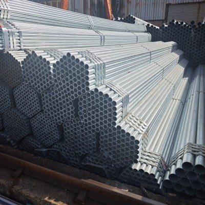 现货批发:1.2寸管友发热浸镀锌钢管DN32*3外径≈42.4热镀锌管用什么油漆好图2