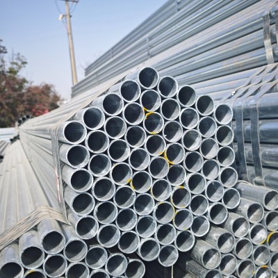 现货批发：1.5寸管友发热浸镀锌钢管DN40*2外径≈48.3 6米热镀锌钢管价格表-- 苏州闽商道物资有限公司