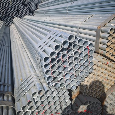 现货批发:1.5寸管友发热浸镀锌钢管DN40*2.5外径≈48.3热镀锌管一吨多少钱图6