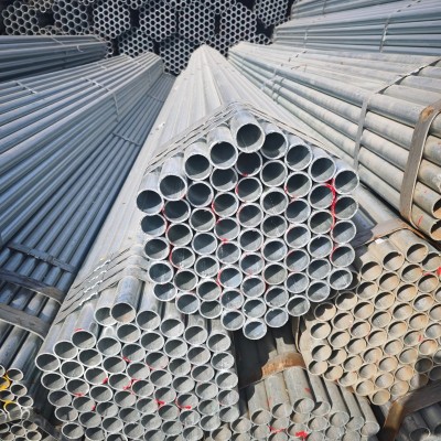 现货批发:1.5寸管友发热浸镀锌钢管DN40*2.5外径≈48.3热镀锌管一吨多少钱图7