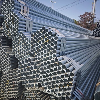 现货批发:1.5寸管友发热浸镀锌钢管DN40*2.75外径≈48.3热镀锌管价格最新价格图4