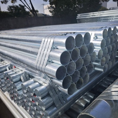 现货批发:4寸管友发热浸镀锌钢管DN100*3.75外径≈114.3消防镀锌钢管连接方式图4