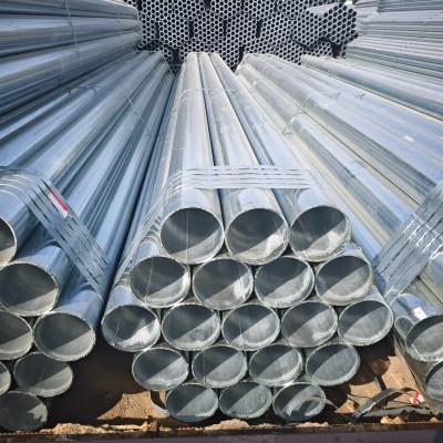 现货批发：5寸管友发热浸镀锌钢管DN125*4外径≈139.7镀锌钢管气给人墙钉图5